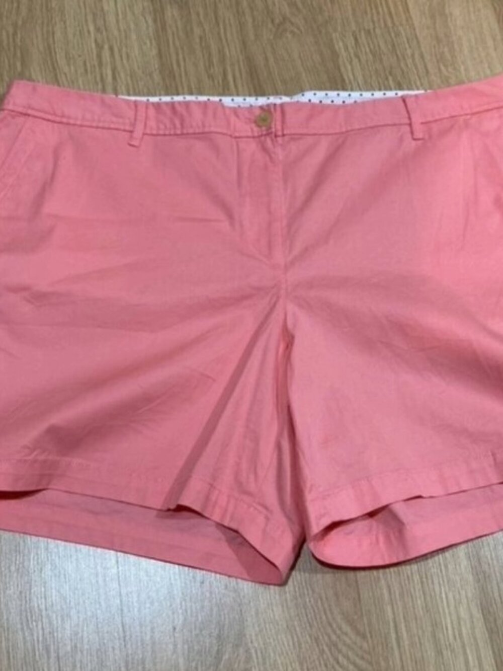 Talbots Coral Pink Casual Bermuda Shorts Size 22W